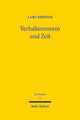Book cover of: Verhaltensnorm und Zeit. By: Lars Berster