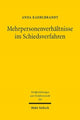 Book cover of: Mehrpersonenverhaltnisse im Schiedsverfahren. By: Anna Kaehlbrandt