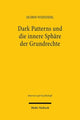 Book cover of: Dark Patterns und die innere Sphare der Grundrechte. By: Quirin Weinzierl