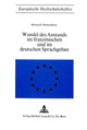 Book cover of: Wandel des Anstands im franzoesischen und im deutschen Sprachgebiet. By: Henrich Heckendorn