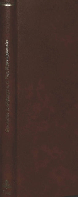 Book cover of: Geschichte des Goettinger und des Vossischen Musenalmanachs. By: Hans Grantzow