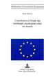 Book cover of: Contribution a l'etude des surcharges psychogenes chez les assures