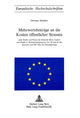Book cover of: Mehrwertsbeitraege an die Kosten oeffentlicher Strassen. By: German Mathier