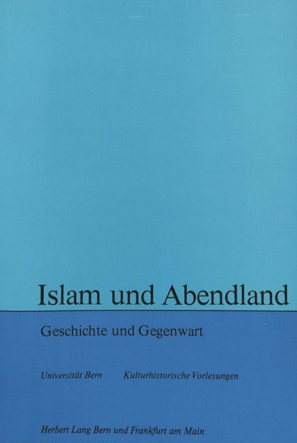 Book cover of: Islam und Abendland