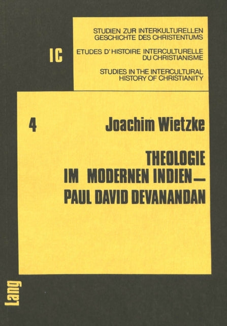 Book cover of: Theologie im modernen Indien - Paul David Devanandan