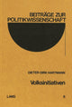 Book cover of: Volksinitiativen