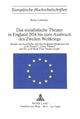 Book cover of: Das sozialistische Theater in England 1934 bis zum Ausbruch des Zweiten Weltkriegs. By: Reiner Lehberger