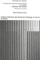 Book cover of: Analyse theorique des termes de l'echange: le cas de la Suisse. By: Beat Bürgenmeier
