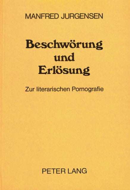 Book cover of: Beschwoerung und Erloesung. By: Manfred Jurgensen
