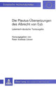 Book cover of: Die Plautus-Uebersetzungen des Albrecht von Eyb