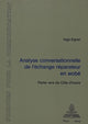 Book cover of: Analyse conversationnelle de l'echange reparateur en wobe (Parler wEE de Cote d'Ivoire)