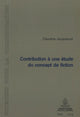 Book cover of: Contribution a une etude du concept de fiction