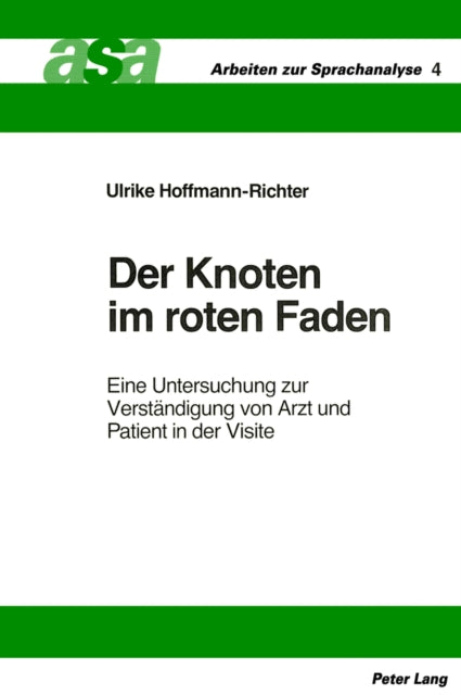 Book cover of: Der Knoten im roten Faden. By: Ulrike Hoffmann-Richter