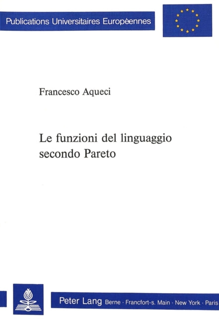 Book cover of: Le funzioni del linguaggio secondo Pareto