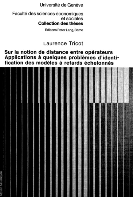 Book cover of: Sur la notion de distance entre operateurs
