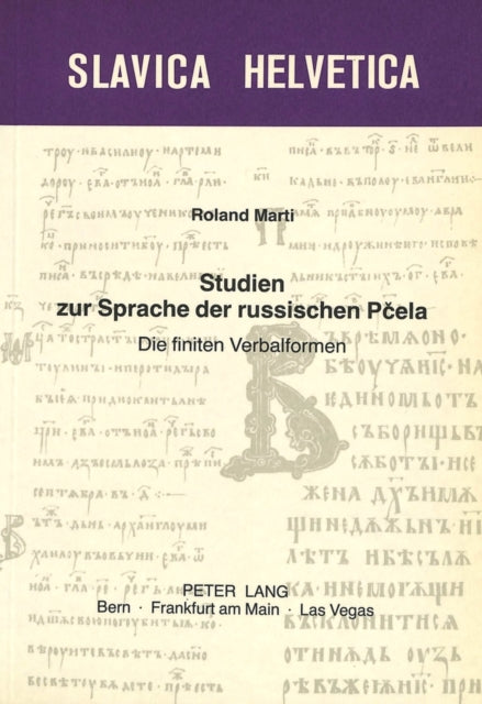 Book cover of: Studien zur Sprache der russischen Pcela