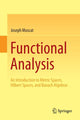 Book cover of: Functional Analysis. By: Joseph Muscat