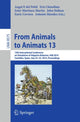 Book cover of: From Animals to Animats 13. By: Angel P. del Pobil