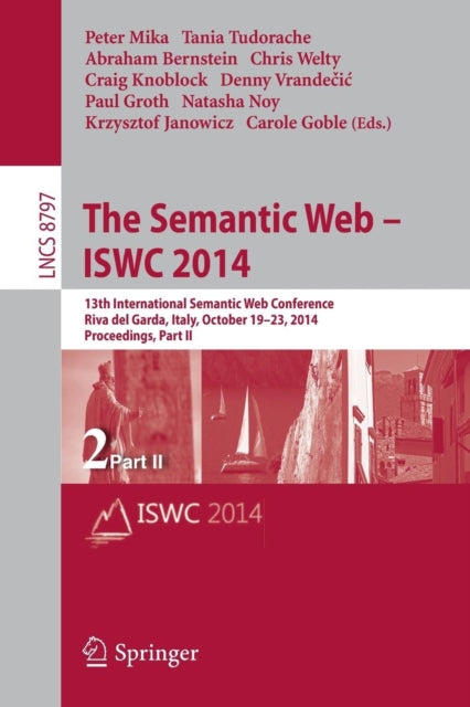 Book cover of: Semantic Web – ISWC 2014. By: Peter Mika