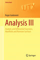 Book cover of: Analysis III. By: Roger Godement