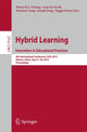 Book cover of: Hybrid Learning: Innovation in Educational Practices. By: Simon K.S. Cheung