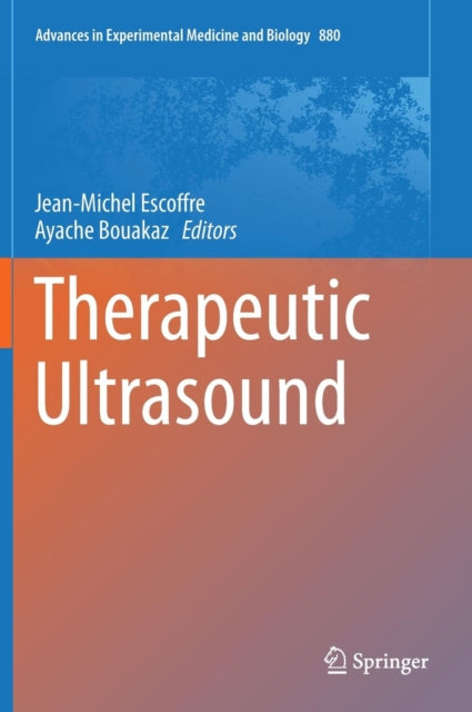 Book cover of: Therapeutic Ultrasound. By: Jean-Michel Escoffre