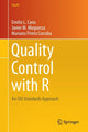 Book cover of: Quality Control with R. By: Emilio L. Cano