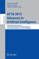 Book cover of: AI*IA 2015 Advances in Artificial Intelligence. By: Marco Gavanelli