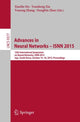 Book cover of: Advances in Neural Networks – ISNN 2015. By: Xiaolin Hu