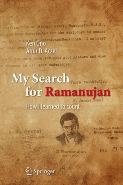 Book cover of: My Search for Ramanujan. By: Ken Ono