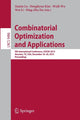 Book cover of: Combinatorial Optimization and Applications. By: Zaixin Lu