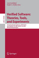 Book cover of: Verified Software: Theories, Tools, and Experiments. By: Arie Gurfinkel