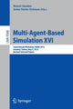 Book cover of: Multi-Agent Based Simulation XVI. By: Benoit Gaudou