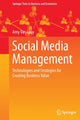 Book cover of: Social Media Management. By: Amy Van Looy