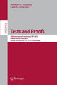 Book cover of: Tests and Proofs. By: Bernhard K. Aichernig