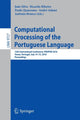 Book cover of: Computational Processing of the Portuguese Language. By: João Silva