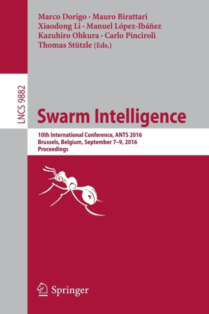 Book cover of: Swarm Intelligence. By: Marco Dorigo