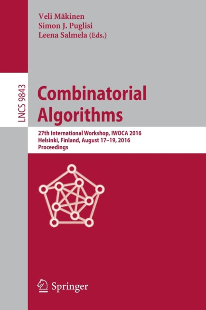 Book cover of: Combinatorial Algorithms. By: Veli Mäkinen