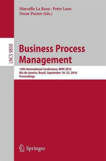 Book cover of: Business Process Management. By: Marcello La Rosa