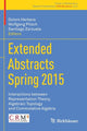 Book cover of: Extended Abstracts Spring 2015. By: Dolors Herbera