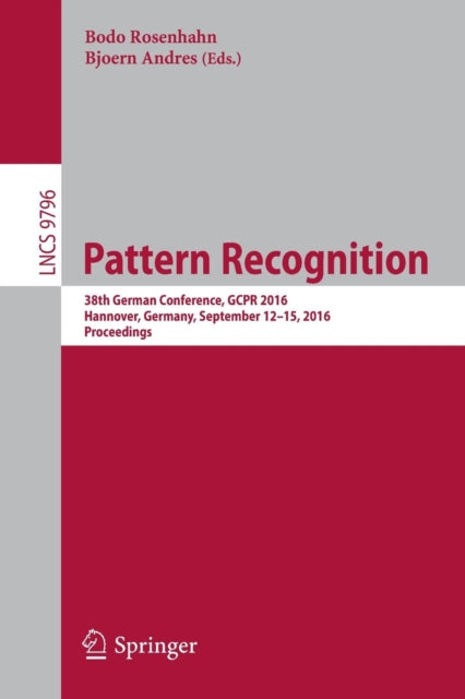 Book cover of: Pattern Recognition. By: Bodo Rosenhahn