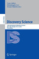 Book cover of: Discovery Science. By: Toon Calders