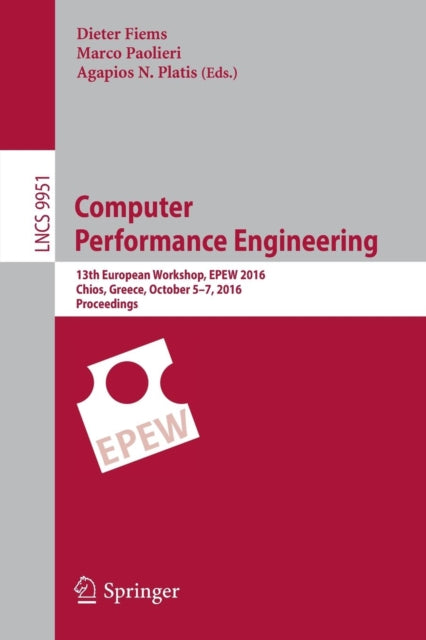 Book cover of: Computer Performance Engineering. By: Dieter Fiems