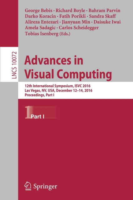 Book cover of: Advances in Visual Computing. By: George Bebis