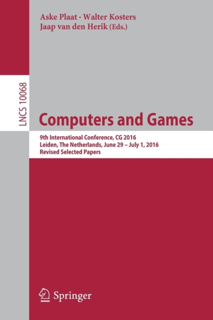 Book cover of: Computers and Games. By: Aske Plaat