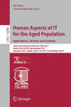 Book cover of: Human Aspects of IT for the Aged Population. Applications, Services and Contexts. By: Jia Zhou