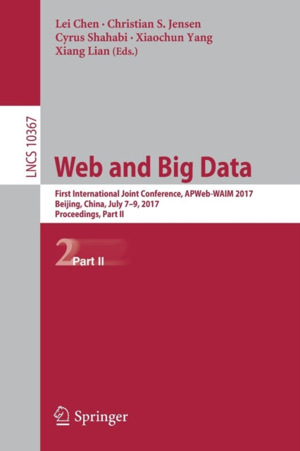 Book cover of: Web and Big Data. By: Lei Chen