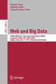 Book cover of: Web and Big Data. By: Shaoxu Song