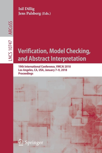 Book cover of: Verification, Model Checking, and Abstract Interpretation. By: Isil Dillig