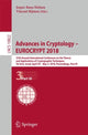 Book cover of: Advances in Cryptology – EUROCRYPT 2018. By: Jesper Buus Nielsen